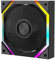 Jungle Leopard PrismXH ARGB PWM PC Fan 120 mm,62.36 CFM/2000 RPM/2.21 MMH2O (BK Reverse)