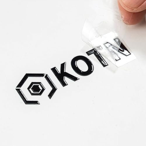 Personalized UV Transfer Sticker, Custom Sticker Label for Business Logo Image Text Self-Adhesive Crystal Label for Metal Glass Water Bottle