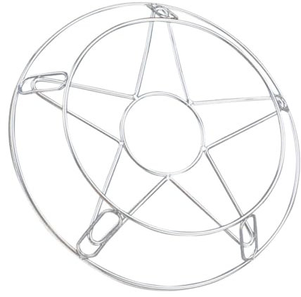Yardwe Stove Pot Rack Toaster Oven Funnel Handle Duo Liners Rag Kitchen Steam Rack Cake Cooling Rack Steaming Cooling Holder Rack Multi Cooker Air Instant Silver Stainless Steel