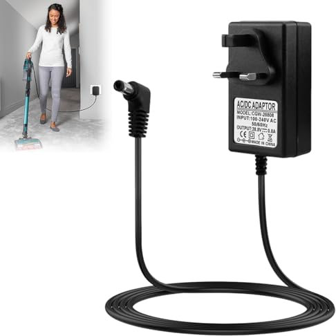 28.8V Charger for Shark Hoover, XPJBKC Charger Replacement for Shark Vacuum, Battery Charger for Shark Cordless Vacuum IR101 ION F80 X40 IR100 IR200 IR141 XBAT200 etc, Power Adapter Cable Length 2M