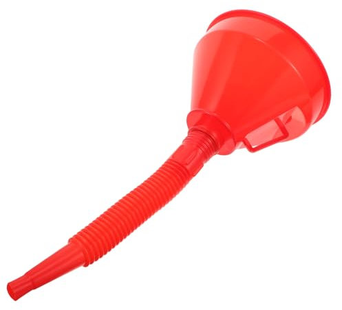 WEKADRIN Refueling Funnel Long Neck Oil Change Tool Car Motorcycle Gas Tank Funnel Hose Extra Long Automotive Use