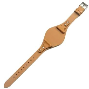 NBCNZCTSAS Cinturini traspiranti adatti for Fossil ES4045 ES4114 ES4113 ES3838 ES3625 ES3616 Serie cinturino inodore 18mm(Light brown(PW),Golden-K1-18mm)
