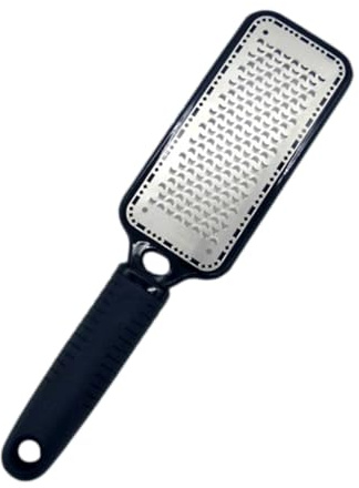 FONDOTIN Pediküre-fußdatei und Hornhautentferner Edelstahl Fußfeile Hornhautraspel für Füße Ergonomischer Griff für Einfache Anwendung