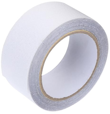 VILLFUL Ruban Adhésif Antidérapant Transparent Caoutchouc Bande Adhésive Antidérapante pour Escaliers Intérieurs et Extérieurs Protection contre les Chutes sur Marches et Surfaces Lisses