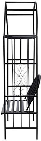 Lumanois Arco da Giardino per Rose con Panchina,Casa e Giardino,Prato e Giardino,Vita all'aperto,Strutture da Esterno,Archi, tralicci e pergole,11.6kg-40545