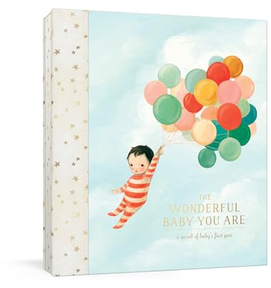 The Wonderful Baby You Are: A Record of Baby's First Year: Baby Memory Book with Milestone Stickers and Pockets