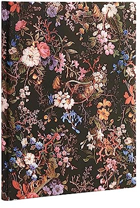 Floralia (William Kilburn) Ultra Address Book: Hardcover, 120 gsm, ribbon marker, memento pouch, thumb cut tabs