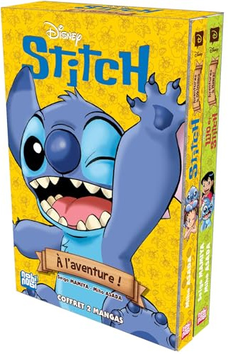 Coffret Stitch - À l'aventure !: Coffret en 2 volumes : Stitch - Aventures à Okinawa ; Lilo et Stitch - Aventures à Hawaï