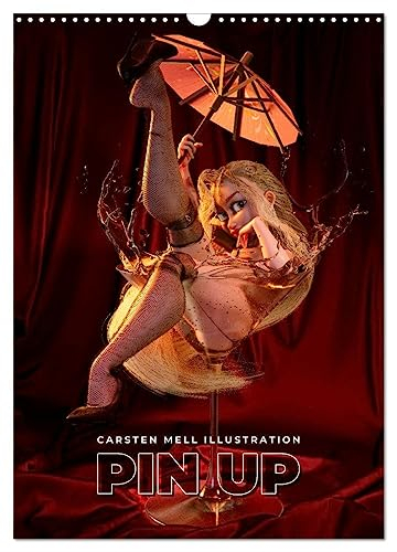 Pin Up Kalender Carsten Mell (Wandkalender 2025 DIN A3 hoch), CALVENDO Monatskalender: Kalender mit 12 Pin Up Motiven (CALVENDO Erotik)