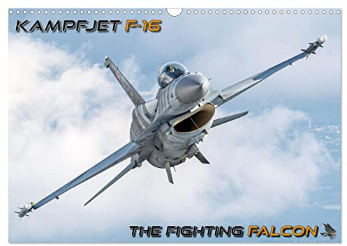 Kampfjet F-16 The Fighting Falcon (Wandkalender 2026 DIN A3 quer), CALVENDO Monatskalender: Die F-16 Fighting Falcon, ein zeitloser Jet seit 1976 (CALVENDO Technologie)
