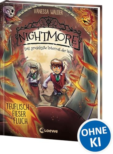 Nightmore - Das gruseligste Internat der Welt (Band 3) - Teuflisch fieser Fluch: Willkommen zurück an der Nightmore Academy! - Superwitzig und spannend erzählte Erstlesereihe ab 7 Jahren