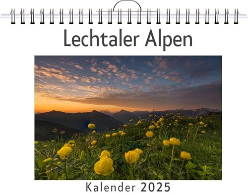 Lechtaler Alpen - (Wandkalender 2025, Kalender DIN A4 quer, Monatskalender im Querformat mit Kalendarium, das perfekte Geschenk)
