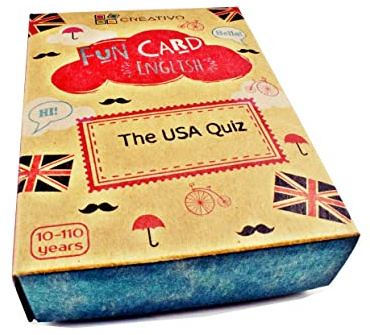Fun Card English The USA Quiz [KSIĄŻKA]
