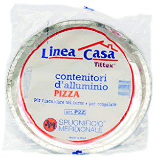 TEGLIA Pizza in Alluminio, USA E Getta 10 Confezioni da 2 PZ., 26 CM