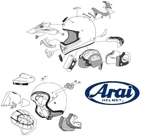 Arai Hintere Belüftung für Integralhelme