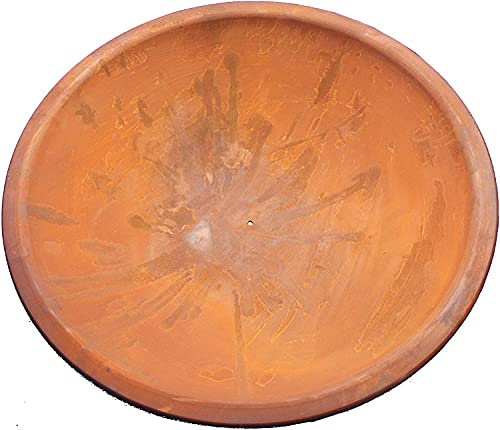 Rostikal Pot de fleurs rond Ø 50 cm avec boules rouillées Décoration de jardin vintage