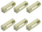 QMseller bnafes Cylindrical Battery Holder Battery Storage Case for 3 x 1.5V AAA Batteries Flashlight Torch White - (6 Pcs)