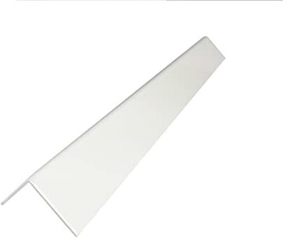Ángulo 1,5mm Aluminio Ein. Bandbeschichtet Ral 9016 Color Blanco Tráfico (60x60mm 1000mm)