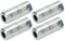 KOTARBAU® 4er Set 4-Backen-Hydraulik-Mundstück für Fettpresse mit M10x1 Gewinde