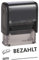 Selbstfärber Imprint 2/Lagertext – Bezahlt - von Kaufhaus2010 – Office Stempel zur Kennzeichnung von Dokumenten 46 mm lang