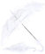 Carnavalife Paraguas Mujer de Encaje para Boda y Cosplay, Regalos Romanticos para Mujer, Accesorios para Disfraces 80s, 55cm y 75cm (75cm, Blanco)
