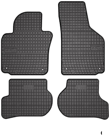 Fußmatten Automatten kompatibel mit Skoda Yeti 2009-2017 OMAC Antirutsch Gummimatten Schwarz