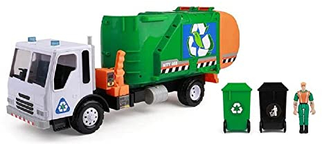 Mighty Fleet Camion DE BASURA, Luces Y SONIDOS TITANES 57120 FUNRISE Jouet Cars & Trucks, Multicolore