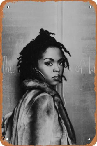 Lauryn Hill Poster, Vintage-Blechschild, Metallposter für Wanddekoration, 20,3 x 30,5 cm