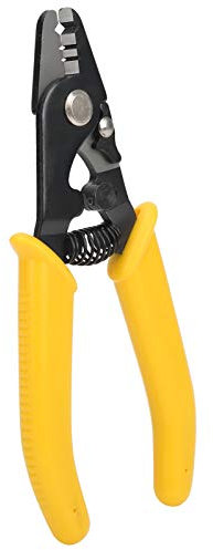 Yosoo Health Gear Pince à Dénuder, Pince à Dénuder les Fibres Optiques, Pince à Dénuder les Fils de Fibres CFS-3, Outil de Pince à Dénuder les Fibres Optiques à 3 Trous de Haute dureté