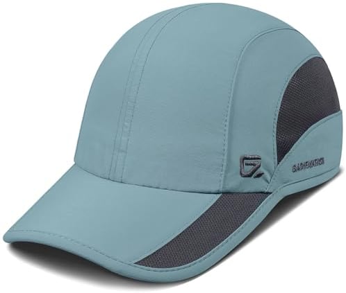 GADIEMKENSD Laufkappe Herren Kühlhüte Sommer Sonnenhut Dri Fit Workout Hut Wanderzubehör für Golf Wandern Outdoor Camping Gym Tennis Reisen Radfahren Pferdereiten Fischen Gehen Himmelblau