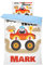 Pictogogo Personalisierte Baby Bettwäsche mit Monstertruck - 135x200cm, Wählbare Unterfarbe aus Baumwolle, Kinderbettwäsche Mit Namen, Babybett Komplett Set Mit Reißverschluss