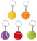JJiaoLinin Llavero de Pelota de Tenis,10 Piezas Tenis Creativ de Llaveros de Pelota Mini Colgante Pelota de Tenis Creativ Llavero de Estilo Deportivo para Amantes del Tenis, Fiestas, Decoraciones