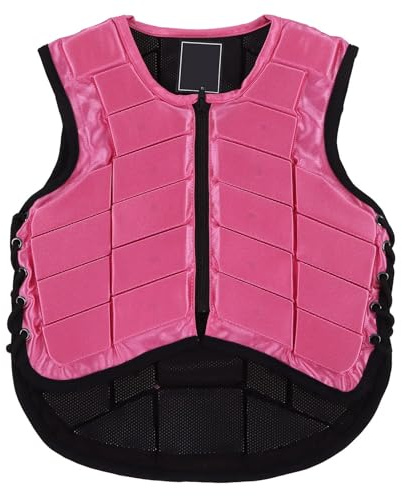 SPYMINNPOO Chaleco Ecuestre para Niños, Chaleco Ecuestre Unisex Profesional EVA Acolchado Seguridad Equitación Equipo Protector Protector Corporal para Niñas Niños (CL)