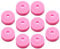 NOLITOY 10PCS Nail Drill Bit Dust Cover, Drill Nail Dust Collector Dustproof Protectors Caps Silicone Dust Stopper Holder for Nail Art Tools Pink
