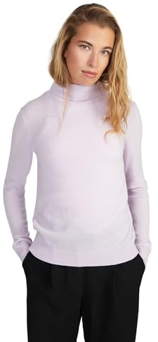 Style & Republic Damen Rollkragenpullover aus 100% Kaschmir, Klassische Passform, stilvoller Premium-Cashmere-Feinstrickpullover für Herbst und Winter, Designed in Berlin