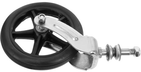 Healeved Rollstuhl Vorderrad Mit Lager Weiche Gummiräder Befestigungsteile Ersatz Räder Für Rollator Stahlkonstruktion Für Stabilität Und Leichtlauf