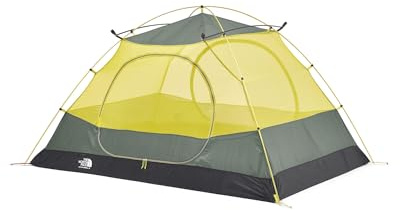 THE NORTH FACE Stormbreak 3 Three-Person Camping Tent - Ventilation Openings for Optimal Airflow, Water Repellent Finish, Agave Green/Asphalt Grey, One Size