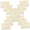 NUOBESTY 100 Blatt Urkunde in Papierform Weiße Karten Briefe Zeitungspapier Mailing Strukturiertes Scrapbook-papier Briefumschläge Airfryer-papier Leere Karten Planke Doppeltes Offsetpapier