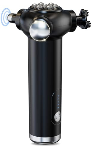 Professionelle Massagepistole - 12mm Amplitude Tiefengewebe-Massagegerät, 3200 U/min, 5 Stufen, Vibrations-Therapie für Sportler, Ganzkörper-Schmerzlinderung, Akku, Geschenk