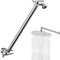 Infreecs Shower Head Extension Arm, 11 Inch Stainless Steel Shower Arm, Shower Extension Arm for Any Shower Angles, Chrome Finish, Rust-Resistant, Tool-Free Installation, G1/2 Universal Connector