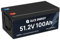 GLCE ENERGY Batería LiFePO4 de 48 V y 100 Ah, baterías de ciclo profundo, Bluetooth 100 A BMS, descarga máxima de 300 A/5S, 6000 ciclos, perfecto para sistema solar y fuera de cuadrícula