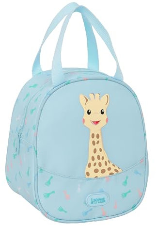 SOPHIE LA GIRAFE DREAMS - Trousse isotherme préscolaire, trousse pour enfant, adaptable au chariot, idéale pour les enfants de 5 à 14 ans, confortable et polyvalente, qualité et résistance, 19 x 14 x