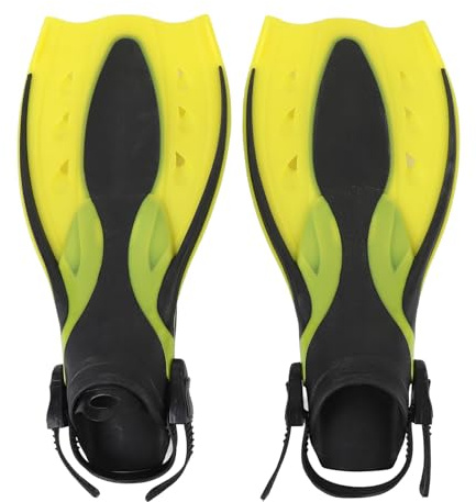 Aletas de natación Cortas Flippers de Goma Talla 40 - 41 para Hombres Mujeres niños - Alta eficiencia en Patada, Antideslizantes y cómodas para Entrenamiento y Buceo en Piscina (SG)