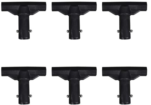 Yunmeryker Set of 6 Trampoline Pole End, Reusable Connectors for Jumping