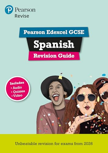Pearson Revise Edexcel GCSE Spanish Revision Guide incl. audio, quiz & video - for 2026, 2027 exams