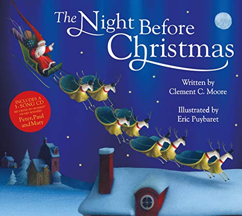 The Night Before Christmas: The perfect Christmas gift for children with a shiny magical foil cover