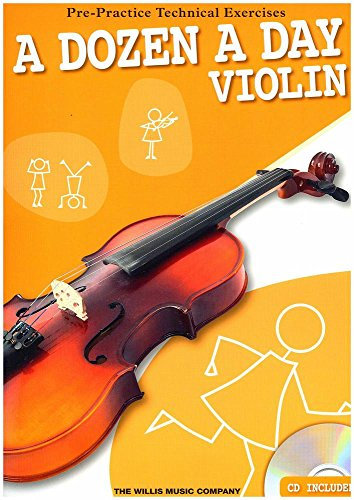 A Dozen A Day -For Violin-: Noten, Lehrmaterial, Bundle, CD für Violine (Willis): Pre-practice Technical Exercises for the Violin