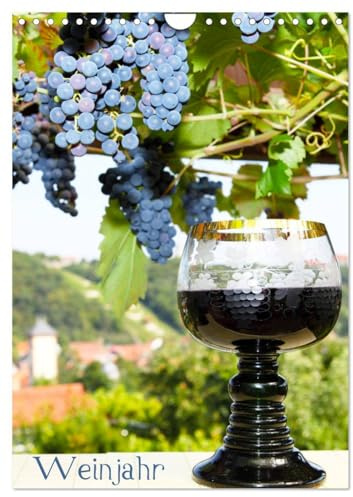 Weinjahr (Wandkalender 2026 DIN A4 hoch), CALVENDO Monatskalender: Ansprechende Bilder zum Thema Wein durch das ganze Jahr (CALVENDO Lifestyle)