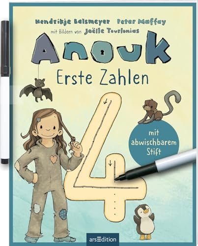 Anouk – Erste Zahlen: Mit abwischbarem Stift | Übungen für Kinder ab 4 Jahren zum Immer-wieder-Machen – ein Geschenk für alle Fans der Bestseller von Hendrikje Balsmeyer & Peter Maffay