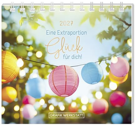 Mini-Kalender 2027 Eine Extraportion Glück für dich!: Mini-Kalender